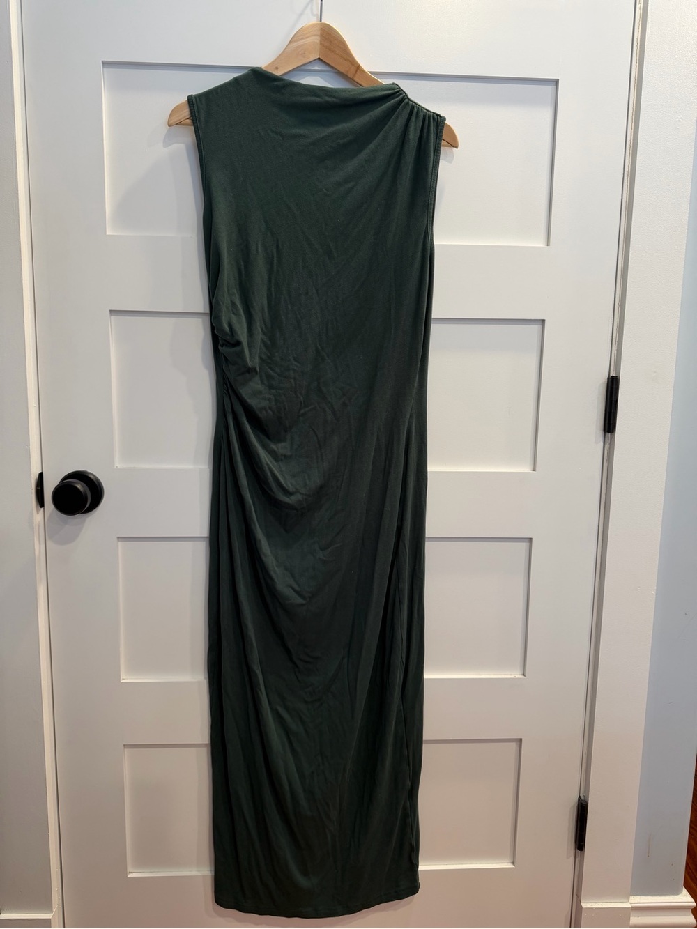 Sleeveless Dark Green Maxi Dress